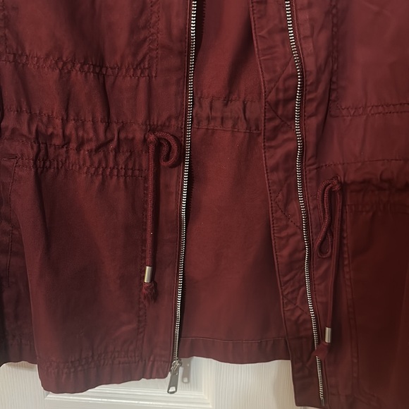 Maroon Military Jacket - Picture 3 of 3